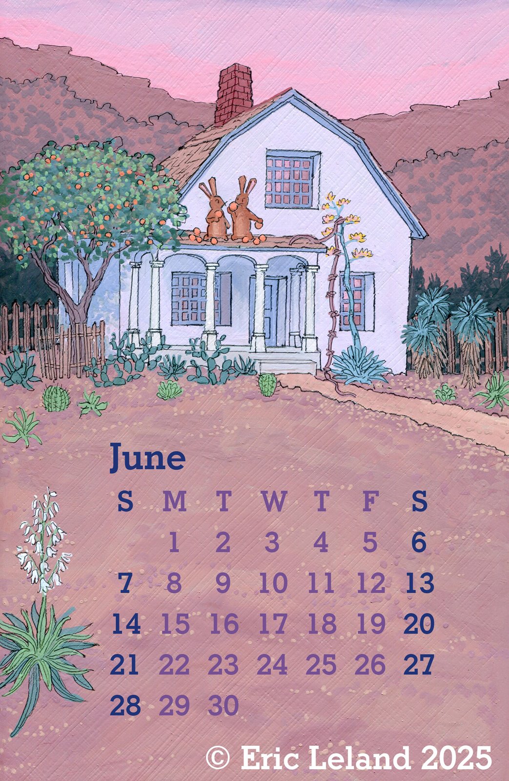 The Produce Is Not Safe: A 2026 Calendar | Eric Leland's Manufactory